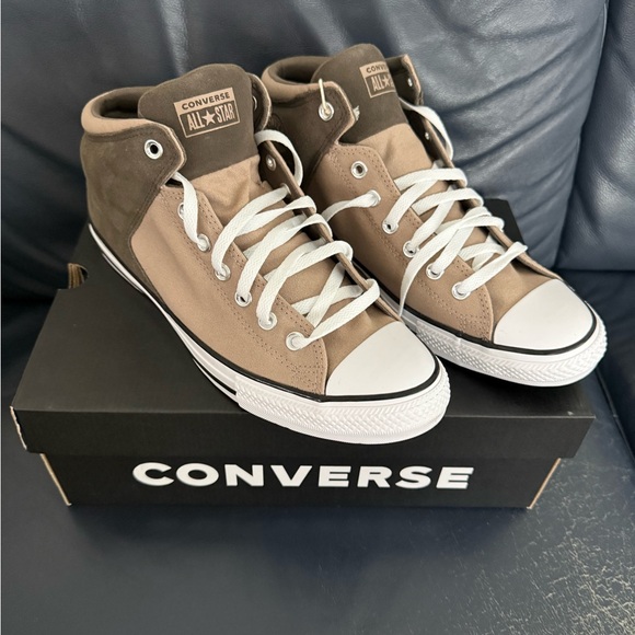 NWT Converse Chuck Taylor All Star High Street Mid Brown Mens Size 11.5 A11651C